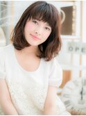 *mod's上尾*上品＆カジュアル☆斜めバングミディｃ