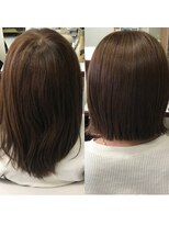 町上津役の美容室&nbsp;切りっぱなしショートボブ