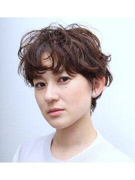 セピア(Sepia) マッシュショート+パーマ