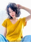 【kate】大宮 アッシュグレー×ふわっとロブ