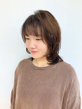 クオリス 上板橋店(QUALIS) 小顔◎ウルフレイヤーカット/外ハネ/くびれ/ワンカール