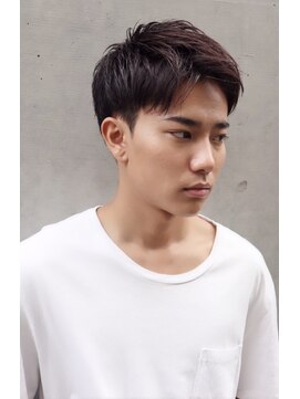 ミチオ ノザワ ヘアサロン ギンザ(Michio Nozawa HAIR SALON Ginza) 無造作ツーブロック×好感度UPワイルドアップバング【瀧上丈司】