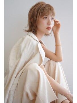 シェノン 武庫之荘(CHAINON) 髪質改善/グレージュカラー/黒髪/ココアベージュ/ボブウルフ