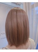くすみピンクベージュのエモカラー◎20代30代40代50代