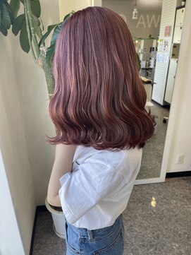 美容室 サワコ 国府店(SAWAKO) ミルキーピンクベージュ