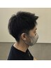 メンズカット＋眉カット＋炭酸頭皮クレンジング＋ヘッドスパ