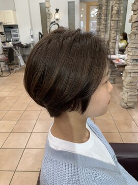 リー 甲子園(Lee) ハンサムショート×オリーブグレージュ☆