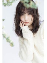 マッシュアンドマッシュアヴェダ ららぽーと福岡店(mash&mash AVEDA)&nbsp;ナチュラルウエーブ☆可愛い前髪20代30代40代　ららぽーと福岡