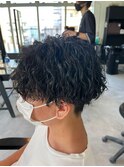 滋賀、南草津、メンズ美容室、波巻きツイストスパイラルパーマ