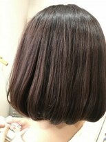 ヘアデザインクラフト(hair design CRAFT)&nbsp;【CRAFT】オータムカラーボルドー大人バルーンボブ