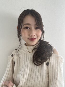 エクリ シセイドウ 麻布十番店(equri×SHISEIDO) 【麻布十番】くるりんぱサイドアレンジ♪