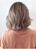 ハイバレボブ_チェリーブラウンフェミニンロング_ba341791