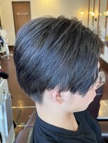 ディスパッチヘアー 甲子園店(DISPATCH HAIR)&nbsp;センターパート　アッシュカラー