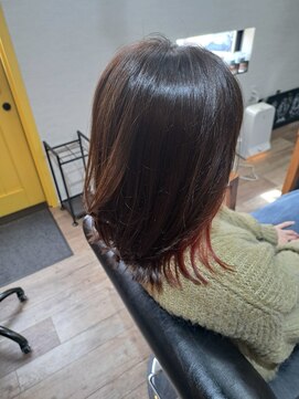 ピープス(PEEPS) 大人のインナーカラー(オレンジピンク)