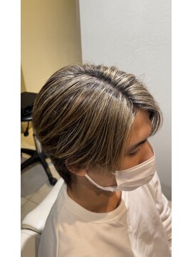 サルファ ヘアデザイン 名古屋 丸の内(S.ALPHA HAIR DESIGN) 白髪隠しのハイライト