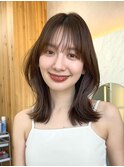 小顔ヘルシーレイヤースタイル透明感カラー【修】20代30代40代
