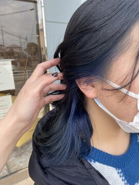 ウィズ ANNEX店(With) ブルーインナーカラー