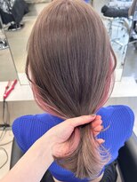 ペレ 栄店(PELE) 斜めバング/グレージュカラー/デザインカラー/栄/名駅