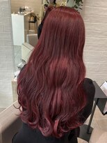 ロンドエニカ 大宮(Lond enika)&nbsp;前髪パーマアッシュカラーレイヤーロンググレーベージュ[大宮]