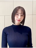 【高橋弥生】ボブ シースルーバング