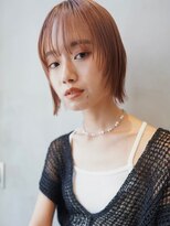 ニコ トウキョウ 渋谷(nico TOKYO)&nbsp;切りっぱなし/ボブ/ピンクブラウン