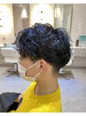 【無造作スパイラルパーマ】