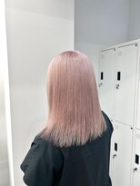 ペレ 栄店(PELE) デザインカラー/レイヤーカット/ウェットヘア/オリーブベージュ