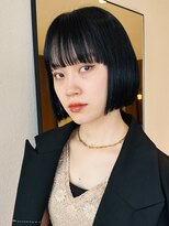 ヤイエ 青山店(yiye)&nbsp;ボブ/姫カット/ レイヤー/ブルーブラック