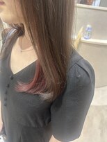 カラークチュール(Color Couture)&nbsp;イヤリングカラー/夏ヘア/ピンク/ベージュ/髪質改善/ブリーチ