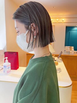 ノエ ナゴヤ(NOE NAGOYA) 切りっぱなしボブ×透明感カラーT28