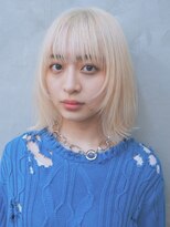 プネル(punel)&nbsp;抜きっぱなしウルフレイヤーウルフカットケアブリーチ佐藤