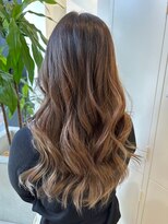 ジーナ 船橋(Zina)&nbsp;髪質改善＊ロングレイヤーグレーベージュ＊美髪【Zina船橋】