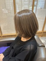 ロエ 平尾山荘(loe)&nbsp;大人の上品ボブ　白髪ぼかし【脱白髪染め】平尾