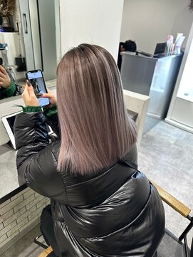カラ ヘアーサロン(Kala Hair Salon) ハイライトバレイヤージュダブルカラーケアブリーチ20代30代