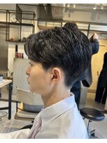 フォト 新宿(foto)&nbsp;新宿/ニュアンスパーマ/センターパート/メンズパーマ