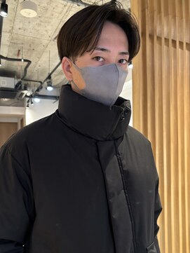 アニー(ANY) センターパート、メンズヘア、マッシュ、ニュアンスパーマ