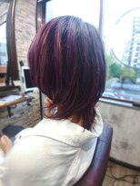 アトリエナガノ(atelier nagano) ニュアンスカラー/センターパート/ツヤ髪スタイル/ブルージュ