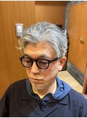 銀座　理容室　毛流れパーマ　ナチュラルパーマ