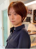 丸みショート/ショートボブ/小顔ショート/大人ショート/北綾瀬
