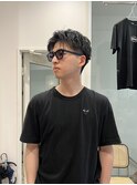 短髪ツーブロックモテ髪/刈り上げセンターパート
