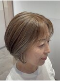 *After→Before*右スワイプ【白髪かし/脱白髪染めハイライト】