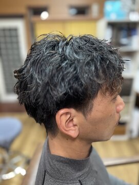 メンズツイストスパイラルパーマ