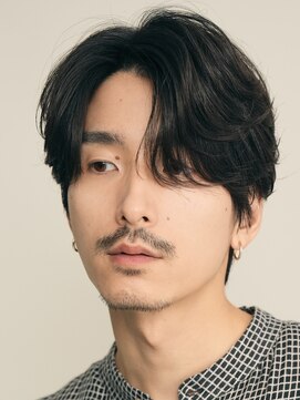 レタッチ バイ フィフス 銀座(RETOUCH by fifth) 新橋フェザーパーマニュアンスパーマ毛流れパーマセンターパート