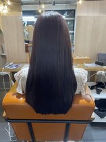 アリアツイン バイ エクラート 池袋西口店(ARiA TWiN by ECLART)&nbsp;髪質改善　ダークレッドカラー