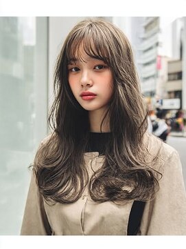 ダル 渋谷/表参道(DAL.) バタフライレイヤーロングレイヤーハイトーングレージュブリーチ
