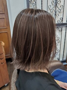 美容室ポール 西葛西店(PAUL) ココアブラウン ハイライト デザインカラー 学割U24