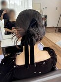 リボンシニヨン