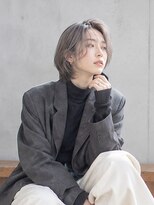 ドット ヘアー(dot.hair)&nbsp;ハイトーンカラー / くびれショートボブ / 前下がりボブ