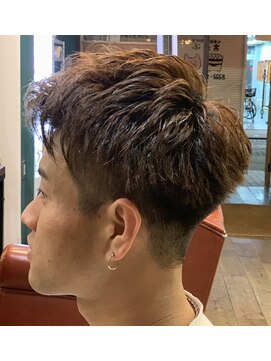 ヘアーラウンジ エゴ(Hair Lounge EGO) 高め刈り上げのショートレイヤー武蔵新城美容室EGO松波光男