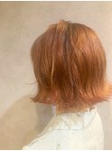 外ハネボブ/アッシュブラウン/ネオウルフ/デザインカラー